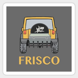 To Frisco Beach with Cooler Magnet